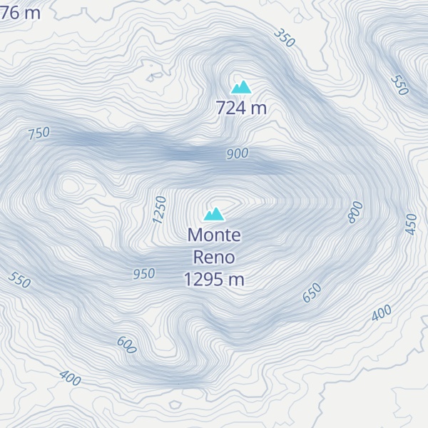 Map of Monte Reno