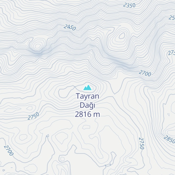Map of Tayran Dağı