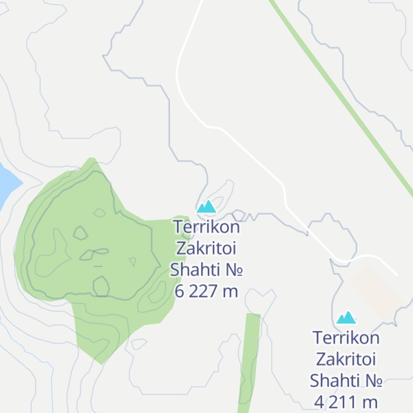 Map of Terrikon Zakritoi Shahti № 6