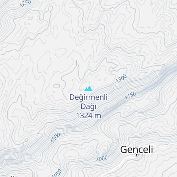 Map of Değirmenli Dağı