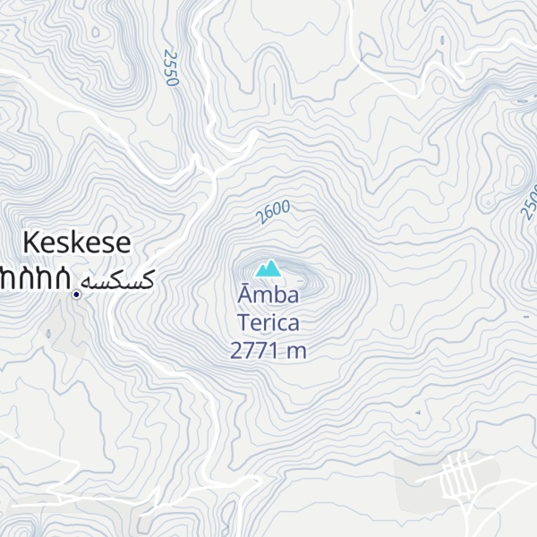 Map of Āmba Terica