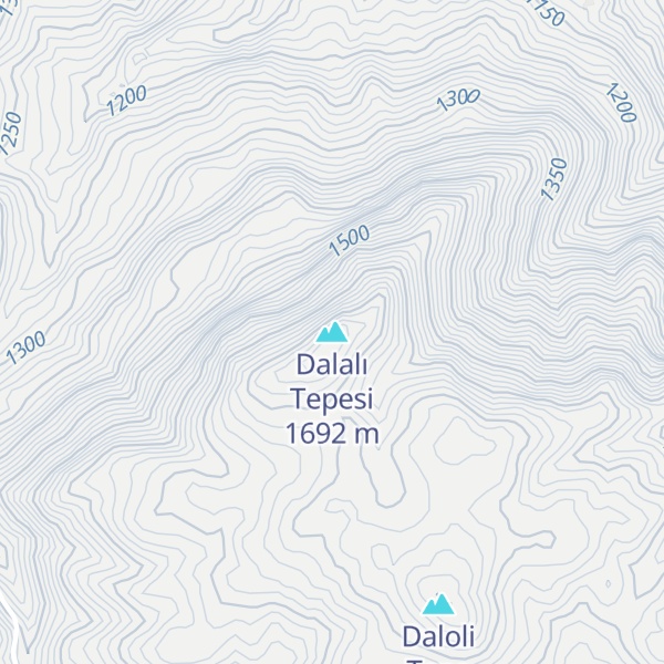 Map of Dalalı Tepesi