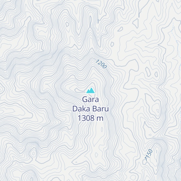 Map of Gara Daka Baru