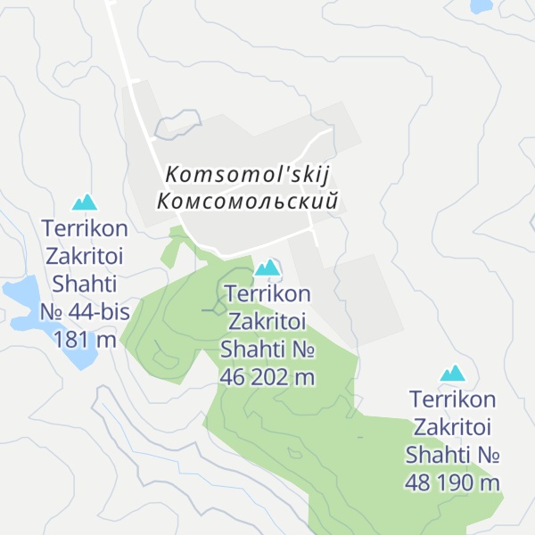 Map of Terrikon Zakritoi Shahti № 46