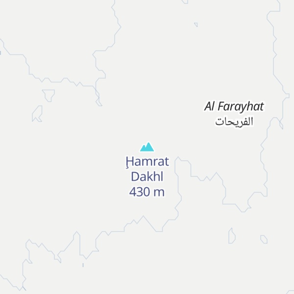 Map of Ḩamrat Dakhl