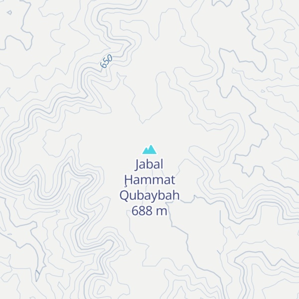 Map of Jabal Ḩammat Qubaybah