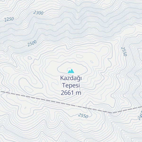 Map of Kazdağı Tepesi