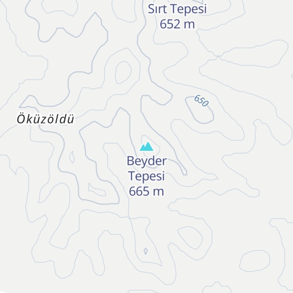 Map of Beyder Tepesi