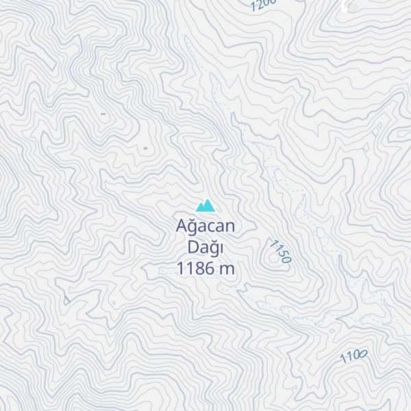 Map of Ağacan Dağı