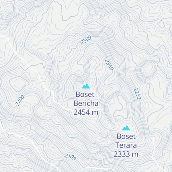 Map of Boset-Bericha