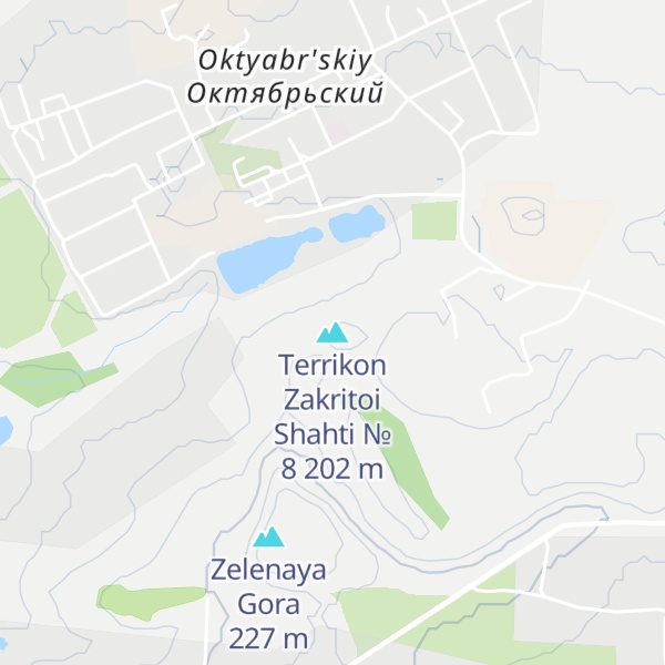 Map of Terrikon Zakritoi Shahti № 8