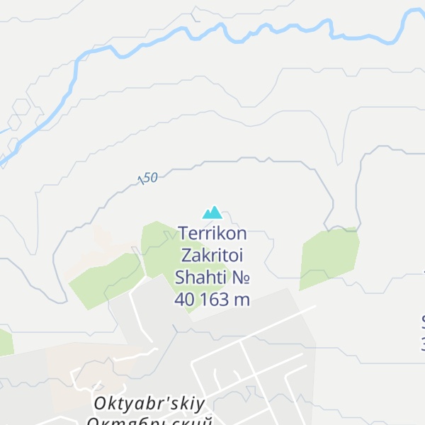 Map of Terrikon Zakritoi Shahti № 40