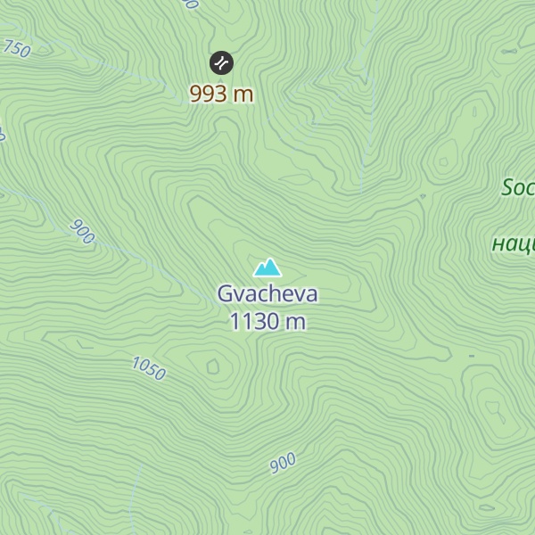 Map of Gvacheva