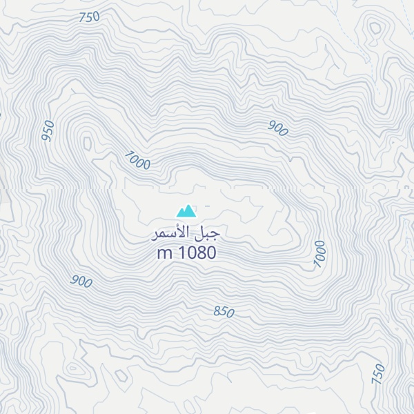 Map of Jabal al Asmar