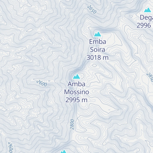 Map of Amba Mossino