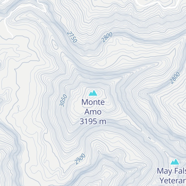 Map of Monte Amo