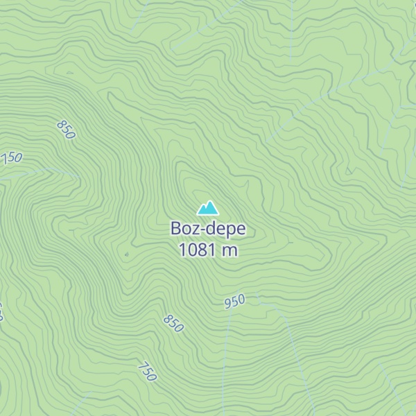 Map of Boz-depe