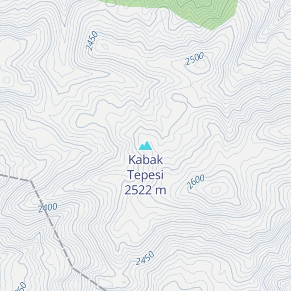 Map of Kabak Tepesi