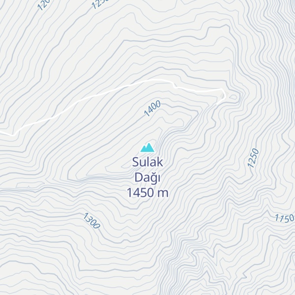 Map of Sulak Dağı
