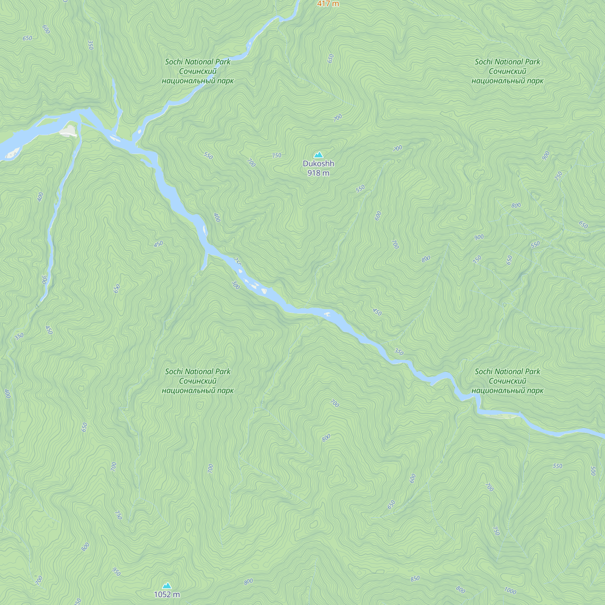 Kordon Nacparka map