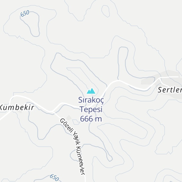 Map of Sırakoç Tepesi