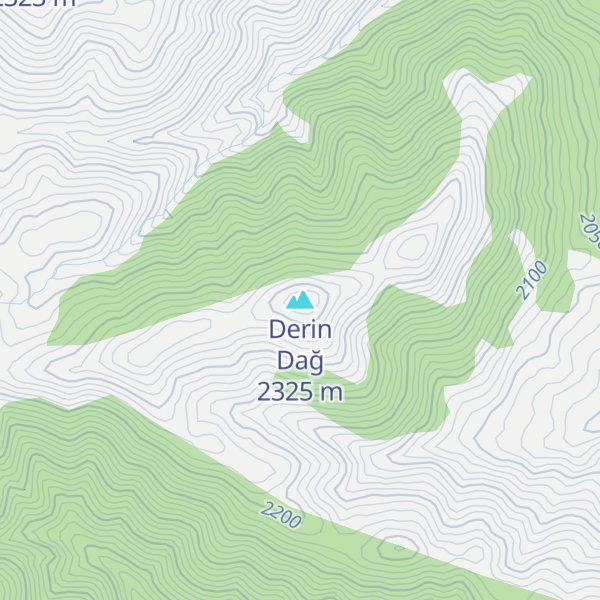 Map of Derin Dağ
