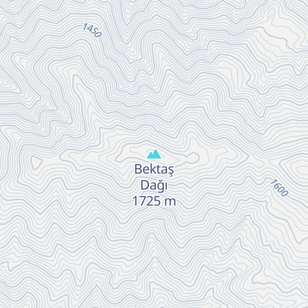 Map of Bektaş Dağı