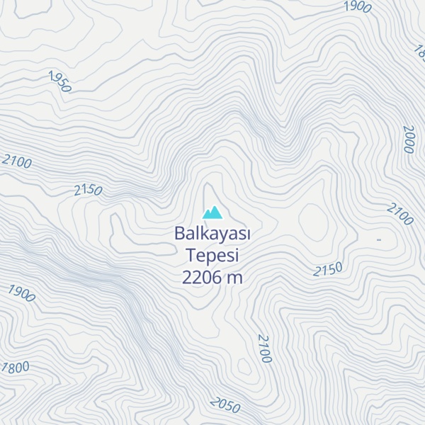Map of Balkayası Tepesi