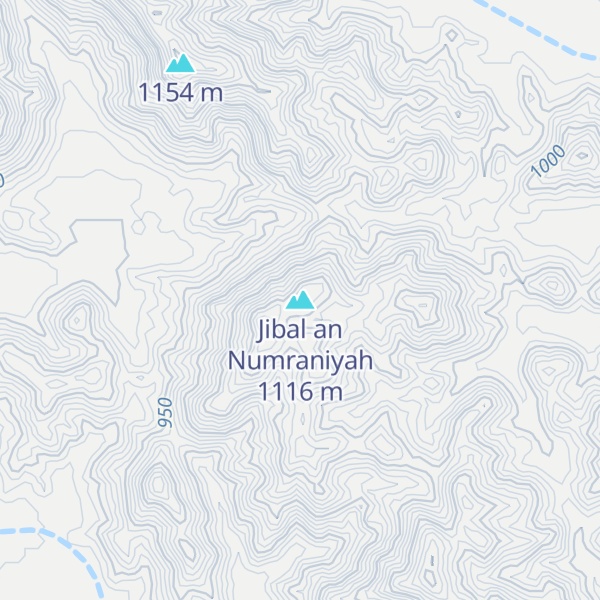 Map of Jibal an Numraniyah