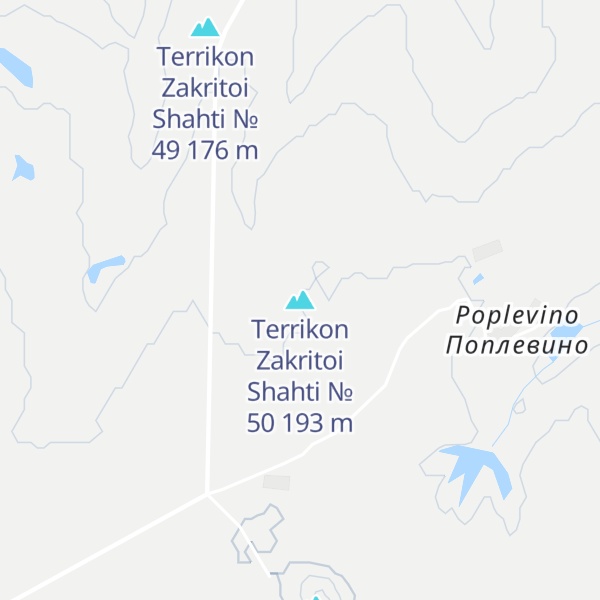 Map of Terrikon Zakritoi Shahti № 50