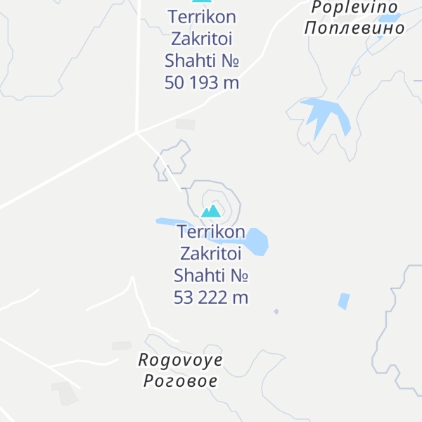 Map of Terrikon Zakritoi Shahti № 53