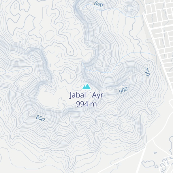 Map of Jabal `Ayr