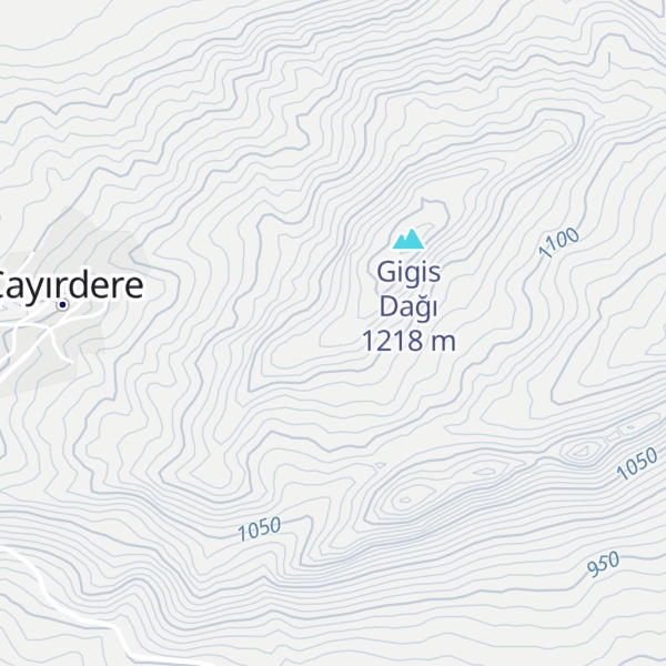 Map of Şeyhan Dağı