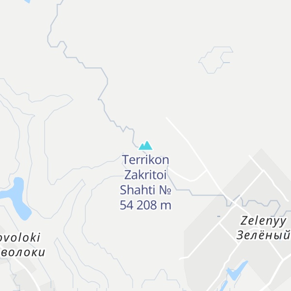 Map of Terrikon Zakritoi Shahti № 54