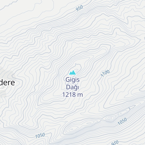 Map of Gigis Dağı