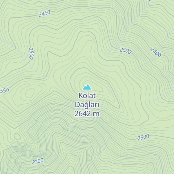 Map of Kolat Dağları