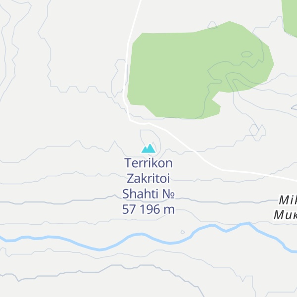 Map of Terrikon Zakritoi Shahti № 57