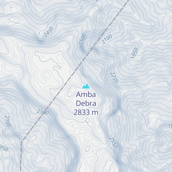 Map of Amba Debra