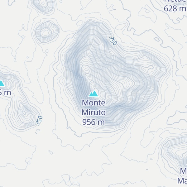 Map of Monte Miruto
