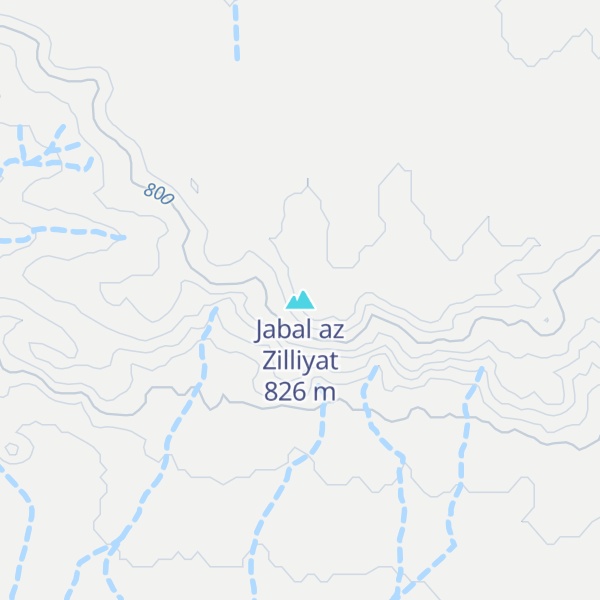 Map of Jabal az Zilliyat