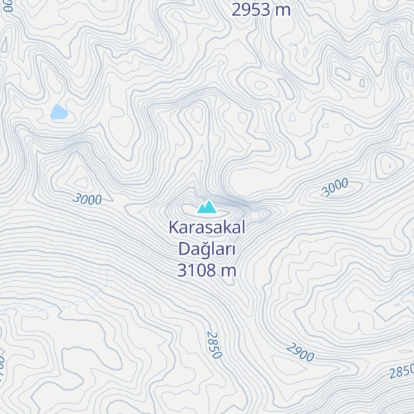 Map of Karasakal Dağları