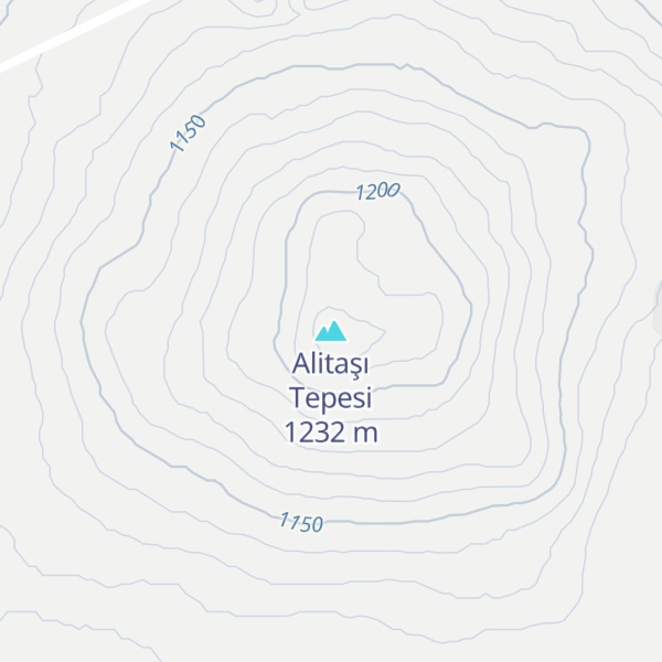 Map of Alitaşı Tepesi