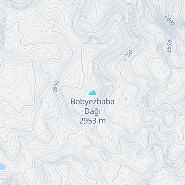 Map of Bobyezbaba Dağı