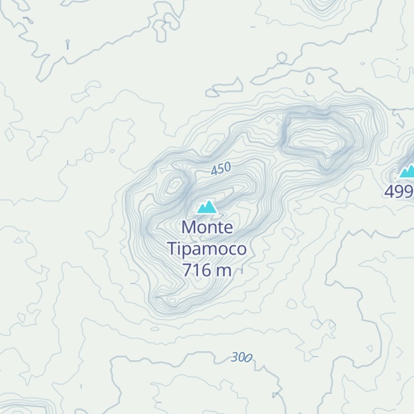 Map of Monte Tipamoco