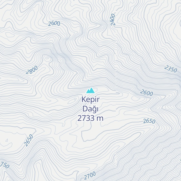 Map of Kepir Dağı