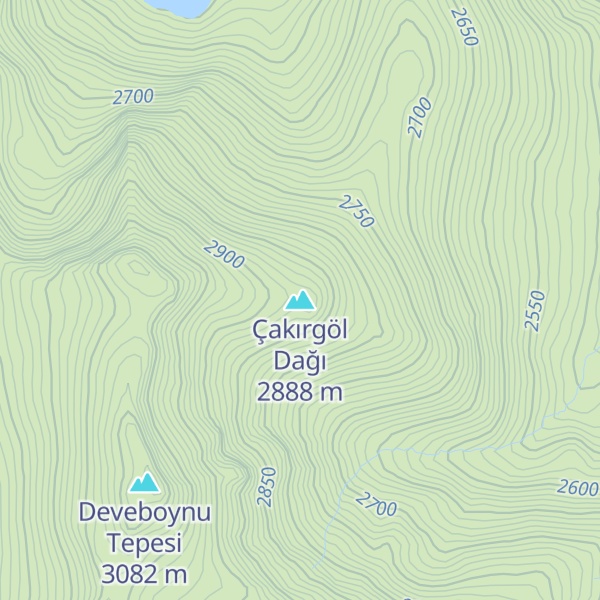 Map of Çakırgöl Dağı