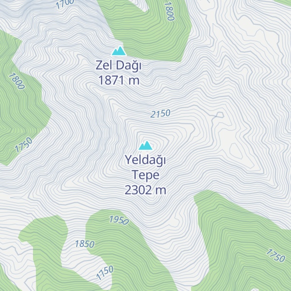 Map of Yeldağı Tepe