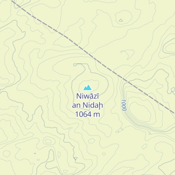 Map of Niwāzī an Nidaḩ