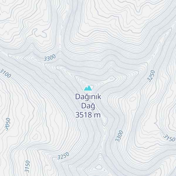 Map of Dağınık Dağ