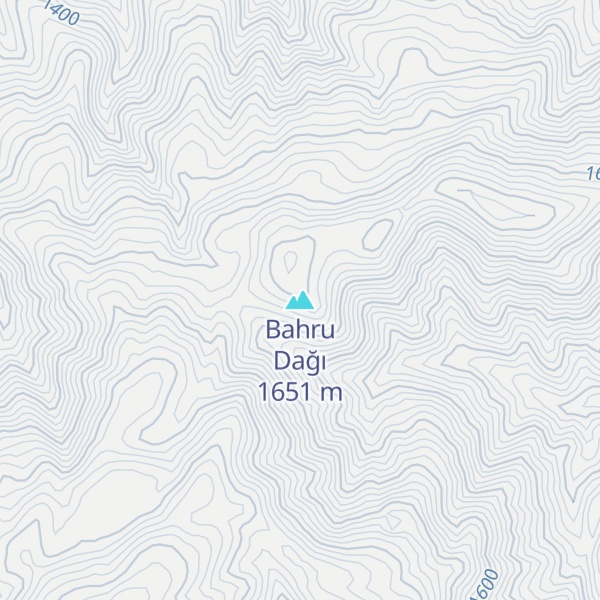 Map of Bahru Dağı